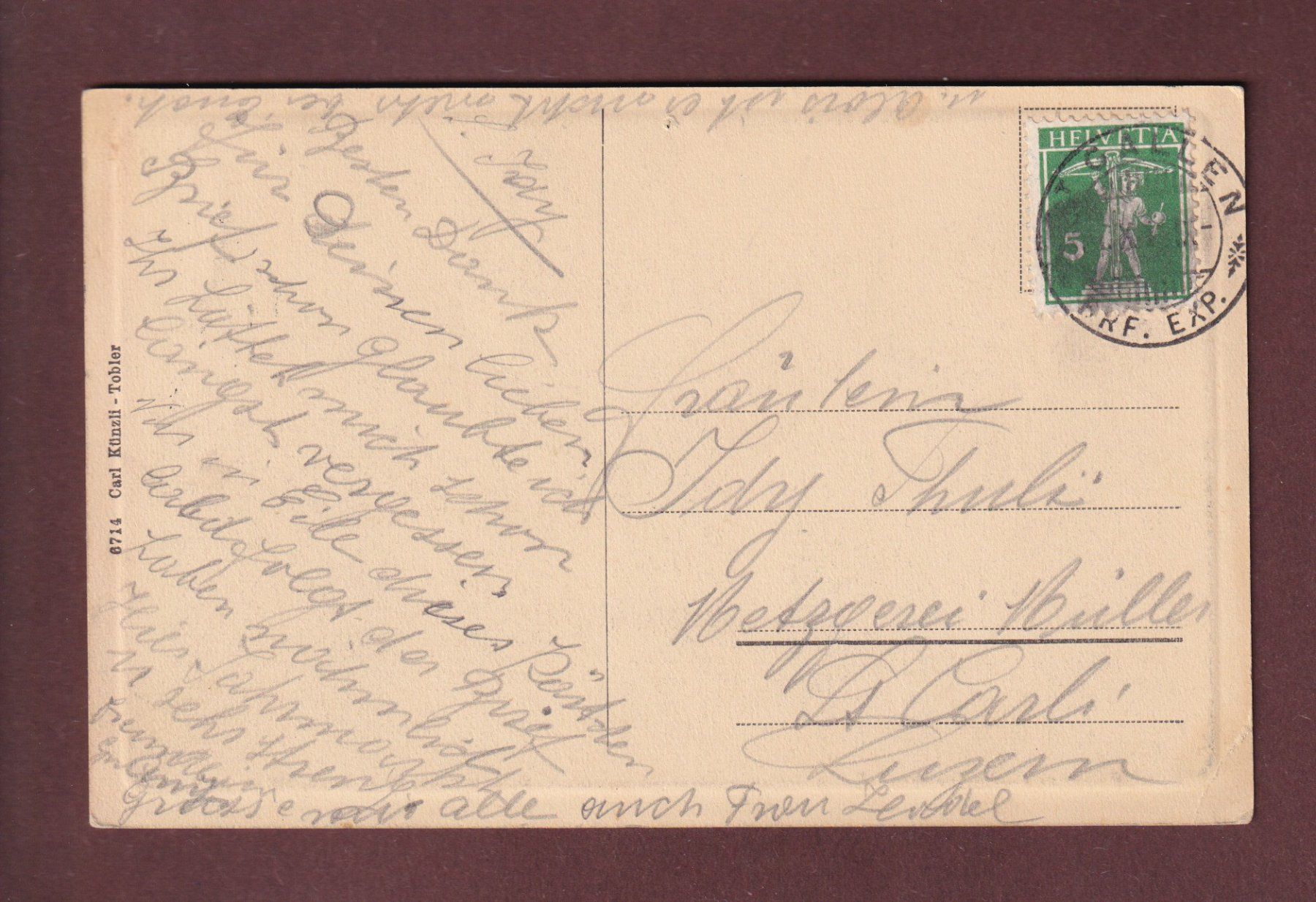 Cartes postales: ST. GALLEN - Sitterbrücke // Eckbug // – D'occasion à Pully par nicecards 1