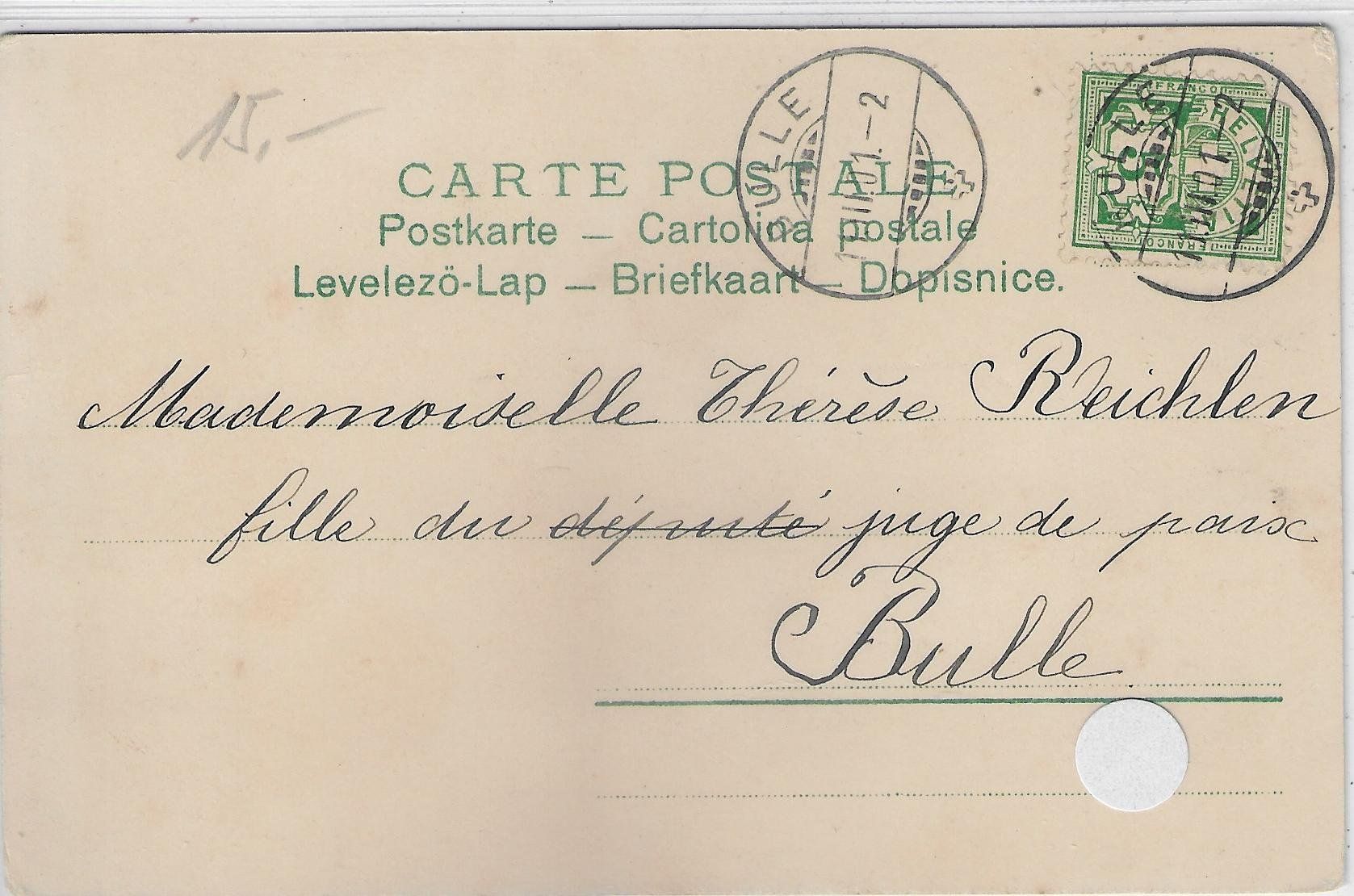 Cartoline postali: Mädchen im Frühling - Litho - Serie 134 – Usato da Ettingen venduto da Kartenplanet 1