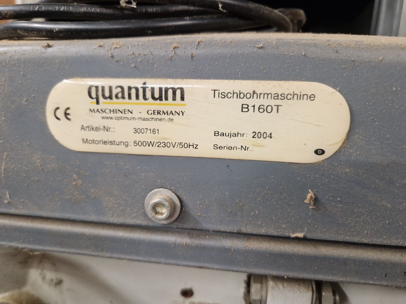 Trapani: Quantum Ständerbohrmaschine B160T gebraucht – Usato da Knutwil venduto da mey_cm9n 3