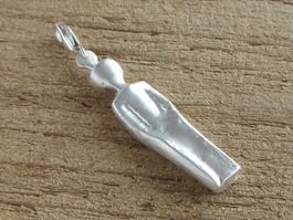 Einzelstück Anhänger Mensch Skulptur Unikat Silber 999 / 925