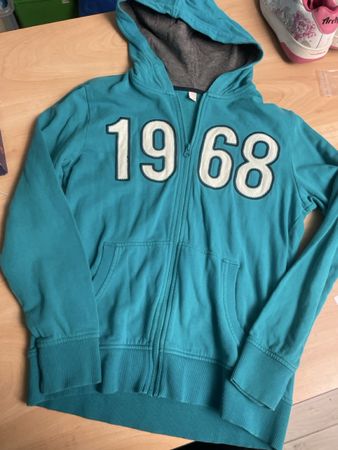 Esprit Zip Hoodie Jacke Türkis Gr. 164 Top Zustand