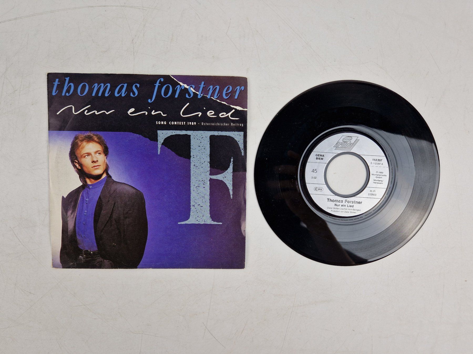 Schallplatten: Thomas Forstner (1 Single) – Gebraucht aus Muhen von Restwert_Muhen 2