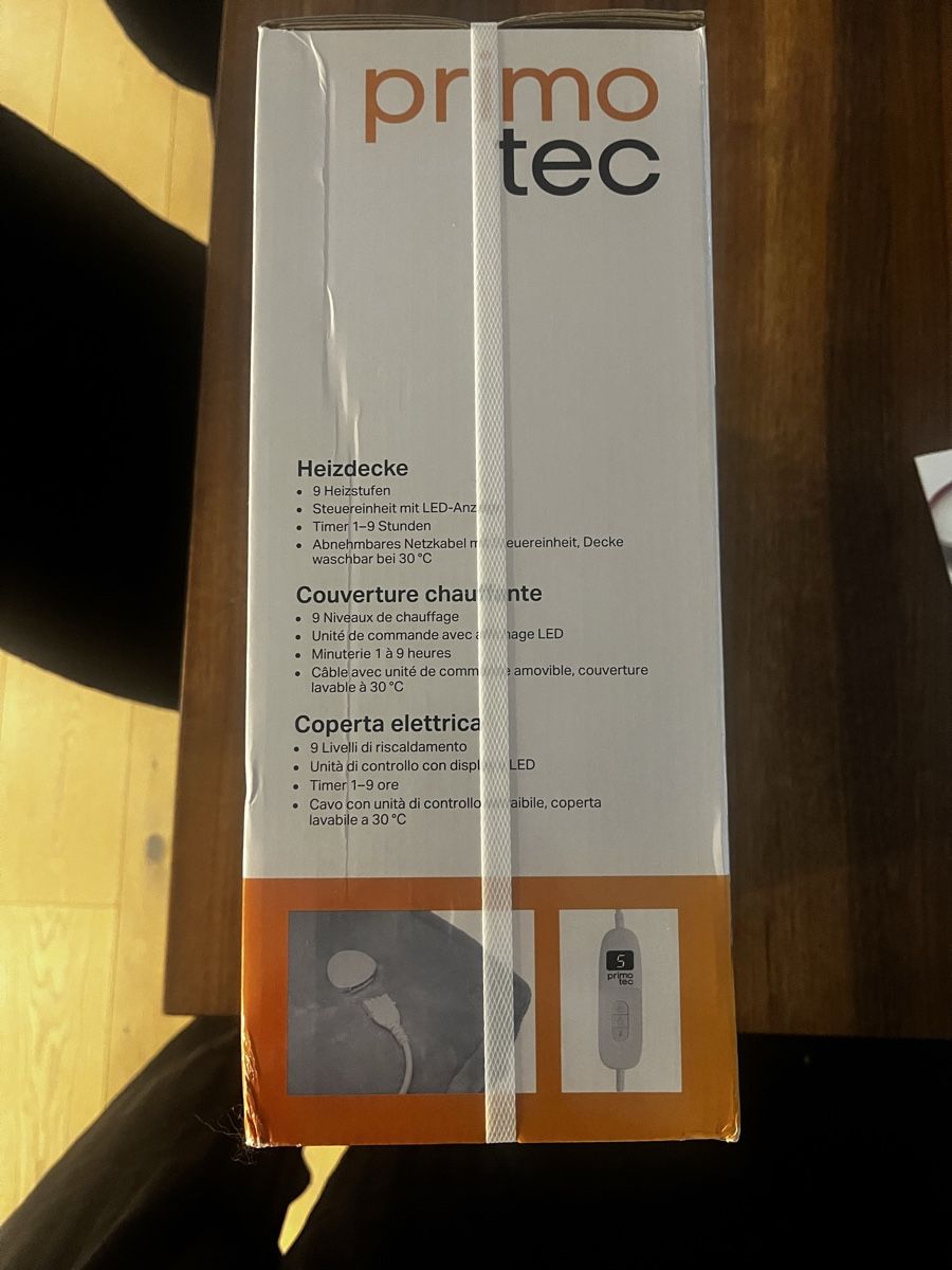 Decken: Verkauf bis 6.8! Originalverpackt: Comfy Plus Heizdecke – Neu und originalverpackt aus Wald ZH von vivian__ 1