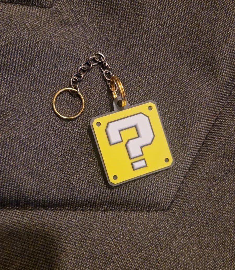 Schlüsselanhänger & - bänder: Porte clé - Mario Cube ? – Neu (gemäss Beschreibung) aus Billens von D-Dorian