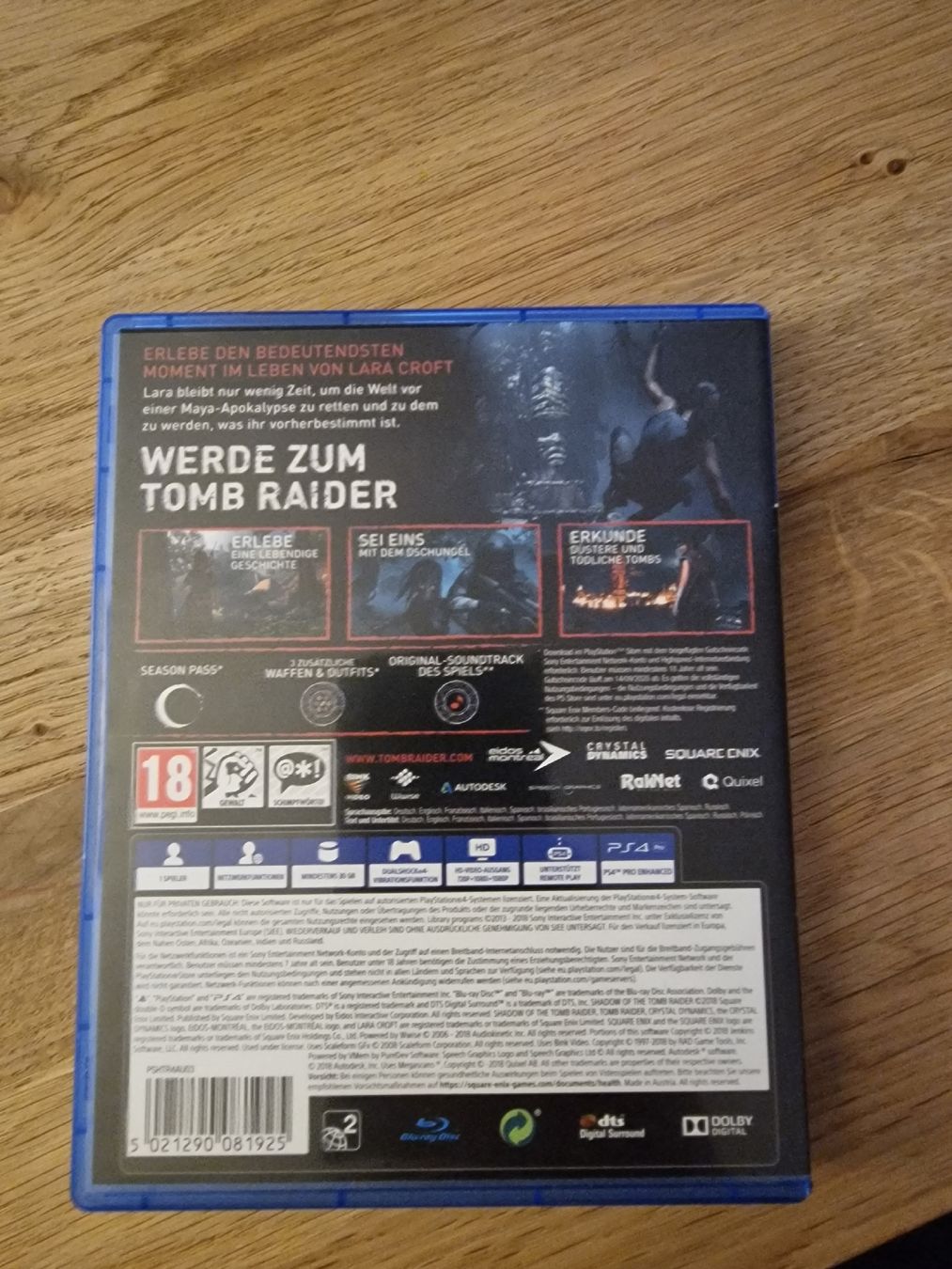 Sony Giochi: Tomb Raider PS4 – Usato da Winterthur venduto da mille89 1