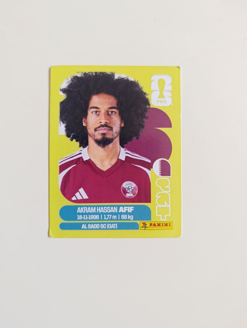 Panini Carte collezionabili: Panini World Cup 2026 QAT 18 Afif – Nuovo (secondo la descrizione) da Lavey-Village venduto da pas_7xd2