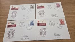 1961 Einzel FDC Evangelisten mit AKStempel