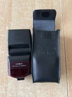 Minolta Program 3500xi Blitzgerät mit Tasche schwarz