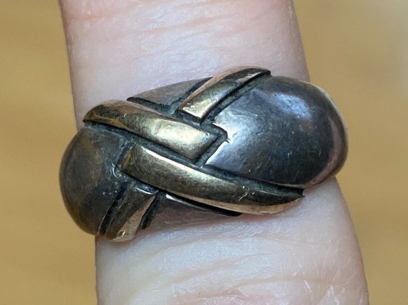 Anelli: Silberring 925 Fingerring mit Vergoldung – Nuovo e nell'imballaggio originale da Basel venduto da Chili007 2