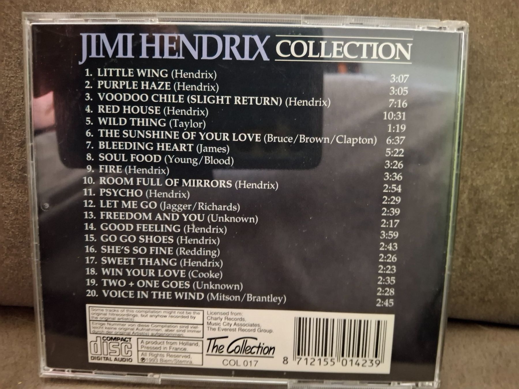 CD: Jimi Hendrix - Collection (+ 75 min) – Usato da St.Gallen venduto da CD_jalamusic 1