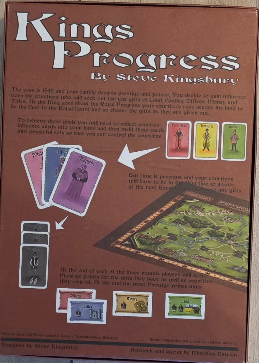 Jeux: Kings Progress – D'occasion à Altendorf par keskomat 1