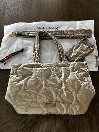 Martina K. Handtasche/Shopper, neuwertig, inkl. Zubehör!