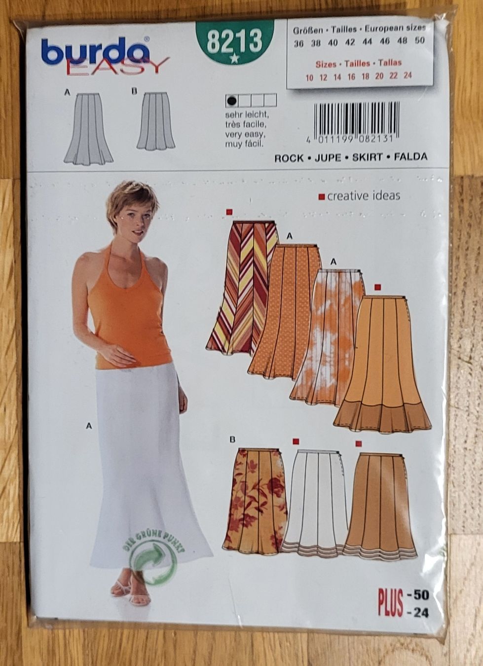 Schnittmuster: Burda EASY Rock Schnittmuster 8213 – Neu und originalverpackt aus Winterthur von Baer49