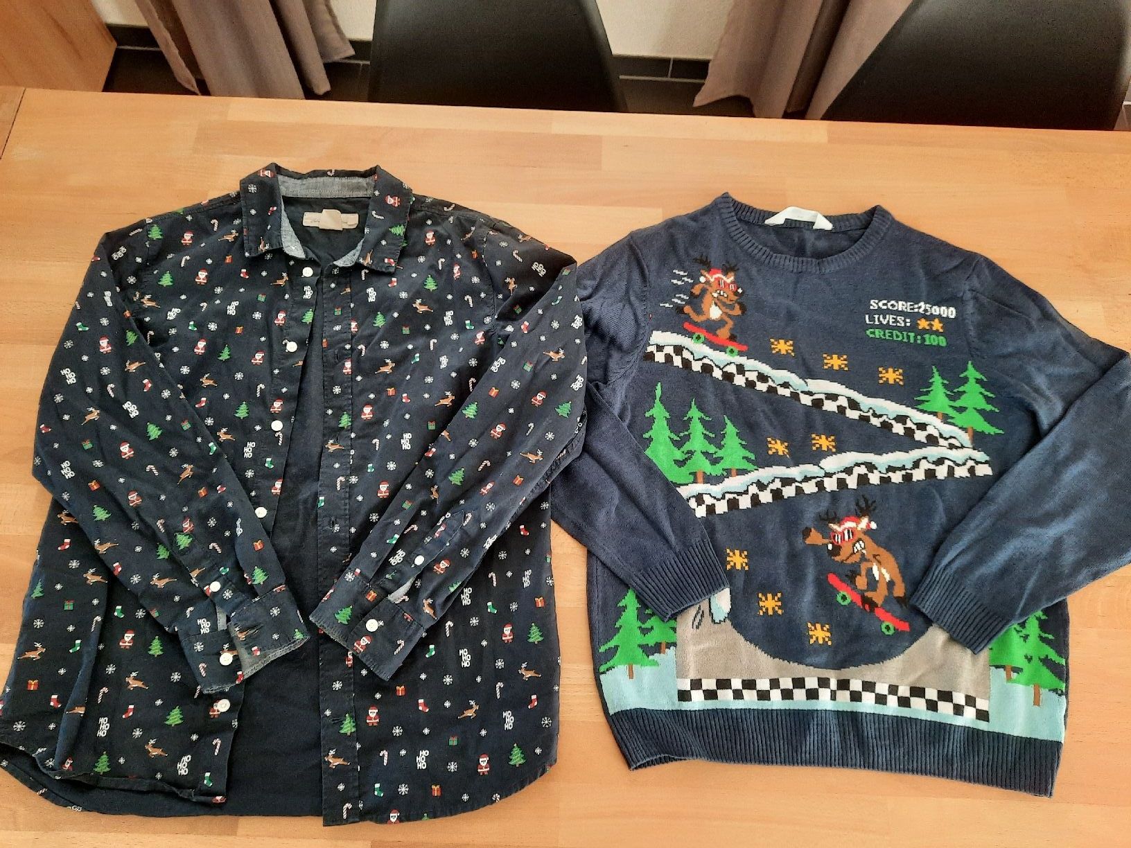 H&M Lotti & Set di vestiti: Weihnachts-Hemd & Pullover Set, festlich, Gr. 158/164 – Usato da Jonschwil venduto da sonja8472
