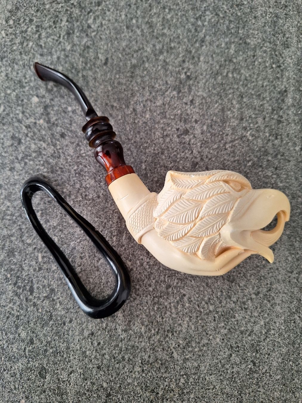 Pipe & Accessori: MEERSCHAUM TABAKPFEIFE - Adlerkopf – Nuovo (secondo la descrizione) da Steinhausen venduto da togoraul123 3