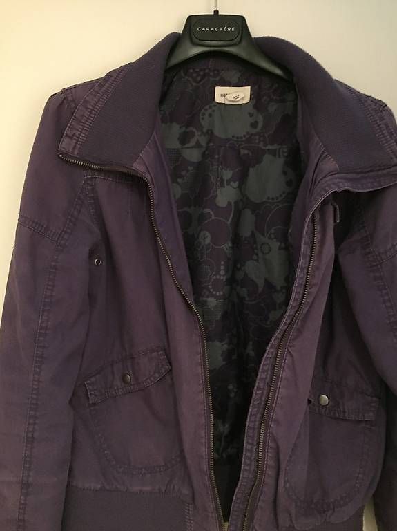 Jacken & Mäntel: Stoffjacke violett H&M Gr. 170 – Gebraucht aus Seuzach von Rockyalps 3