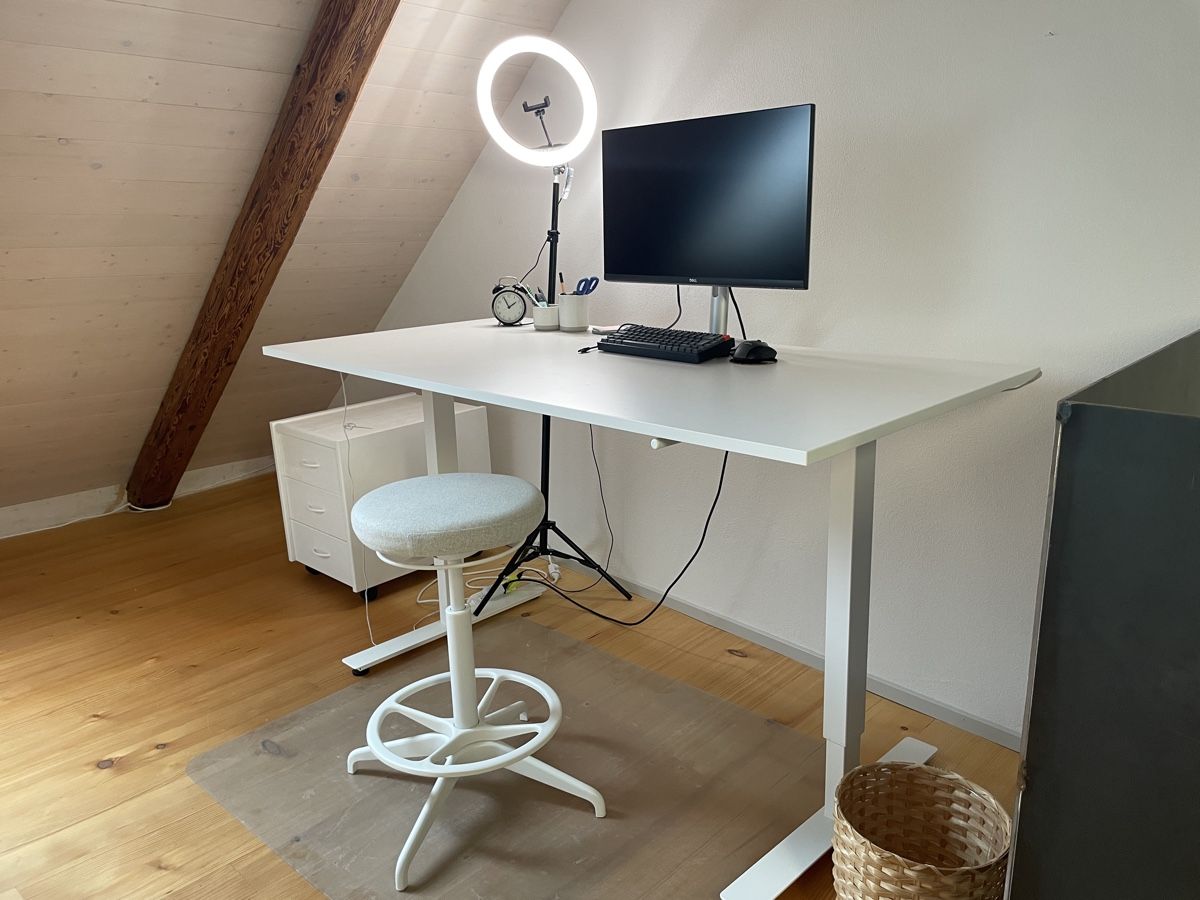 Scrivanie: Bürotisch höhenverstellbar 160x80 – Usato da Winterthur venduto da lue_sqt9 1