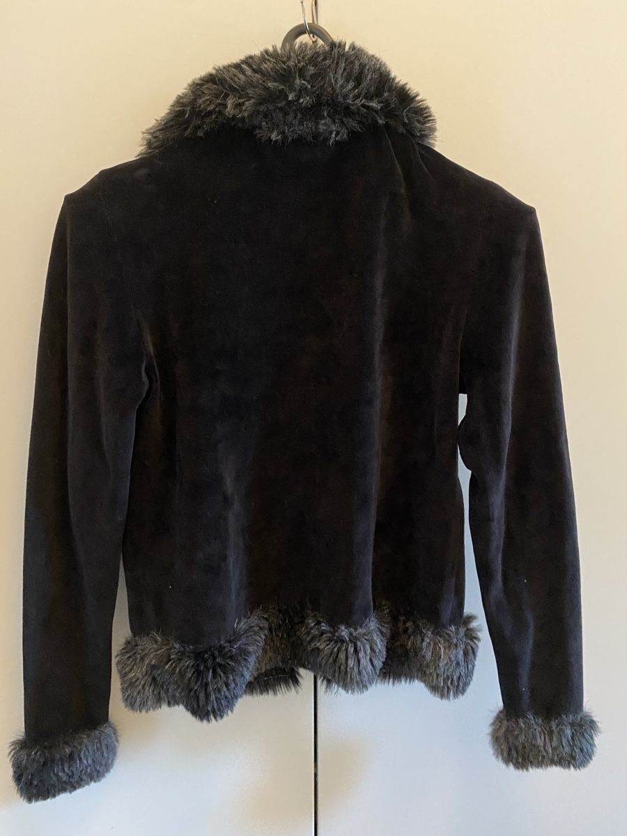 Giacche: Jacke mit Pelzkragen und Bund – Usato da Basel venduto da Nina_777 2