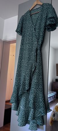 Luftiges Sommer-Wickelkleid Gr. 38/40