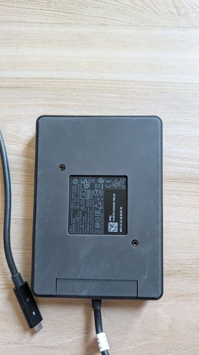 Dell Docking station: Dell Dockingstation WD15, gebraucht, ohne Netzteil – Usato da Geltwil venduto da tom_zf5b 1