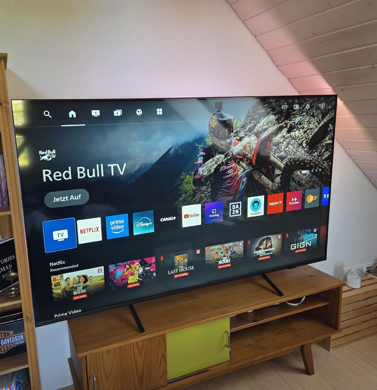 Philips Fernseher: Philips 75" LED Ambilight 3, UHD, SMART TV – Neu (gemäss Beschreibung) aus Hägglingen von jor_b52z