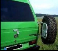 VW T3 Reserveradhalter