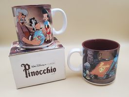 2 tasses Pinocchio Disney 90's