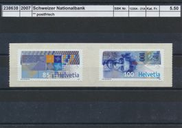 2007 "Schweizer Nationalbank", ** postfrisch