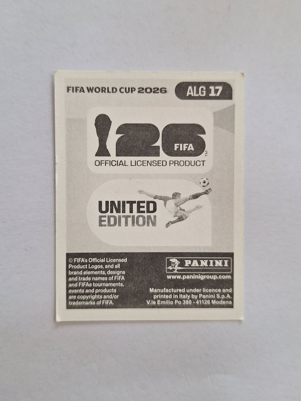 Panini Carte collezionabili: Panini Anis Hadj Moussa ALG 17 – Nuovo (secondo la descrizione) da Romanens venduto da Crocette 1