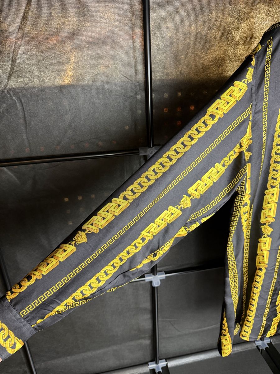Versace Hemden: Versace Hemd Schwarz Gold – Gebraucht aus Haag (Rheintal) von BNMC.store 5
