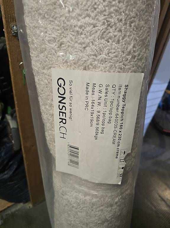 Tappeti: Shaggy Teppich 160x236 – Usato da Therwil venduto da JosefinaV