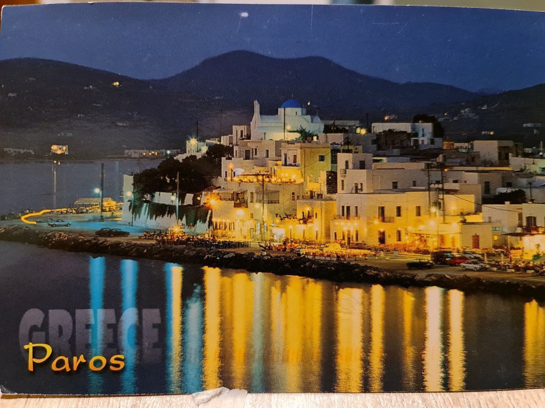 Cartoline postali: Ansichtskarte Paros Griechenland – Usato da Dintikon venduto da Vexi