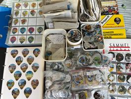 Schweizer Kaffeerahmdeckeli Sammlung mit Katalog! Gross