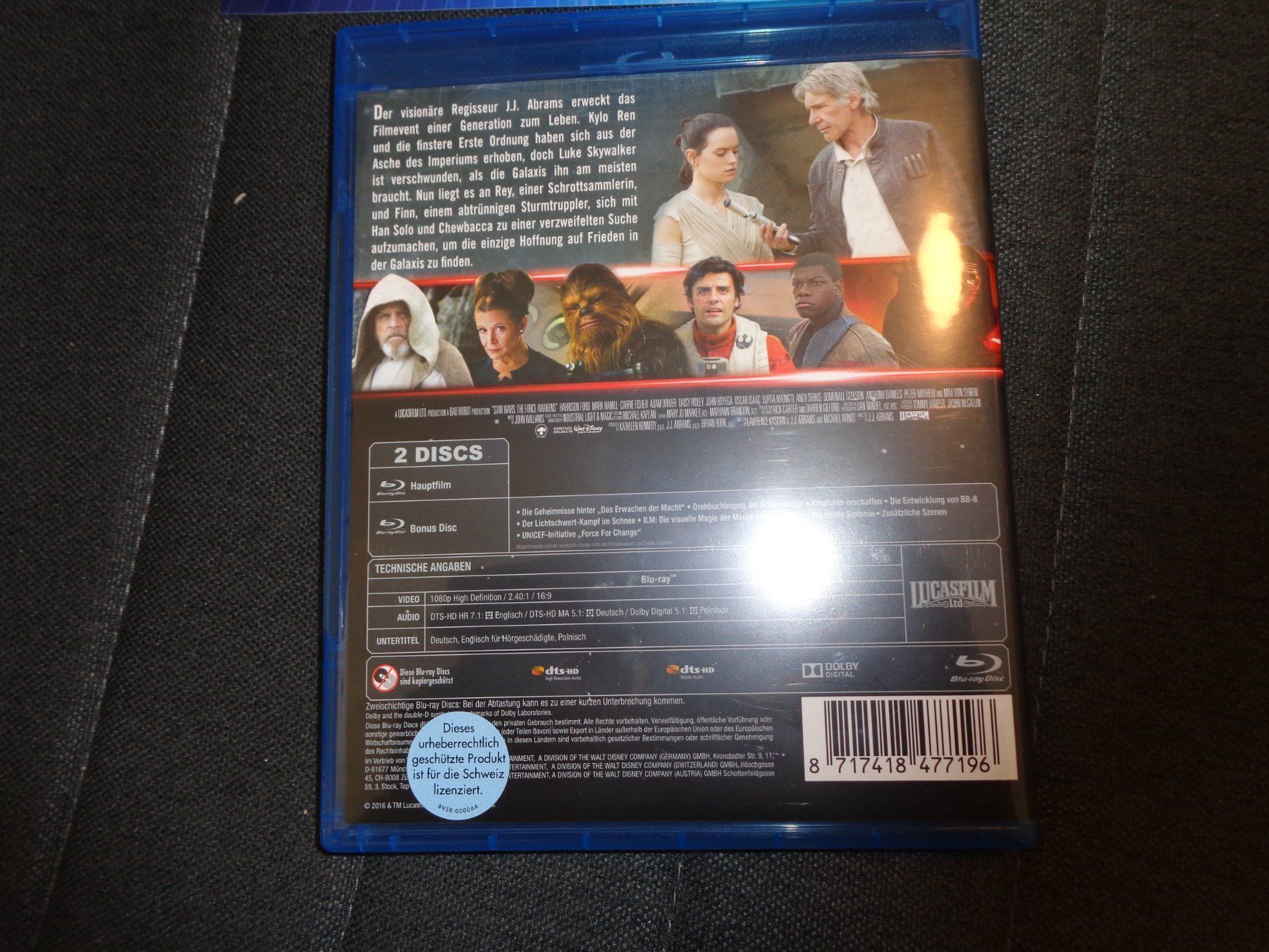 Alle DVDs: Star Wars - Das Erwachen der Macht BLU-RAY – Gebraucht aus Olten von Disc-Verkauf 2
