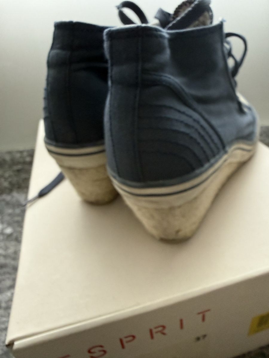 Esprit Scarpe da donna: Sneakers Esprit, blu con zeppa, taglia 37 – Usato da Roveredo GR venduto da ang_cc9l 5