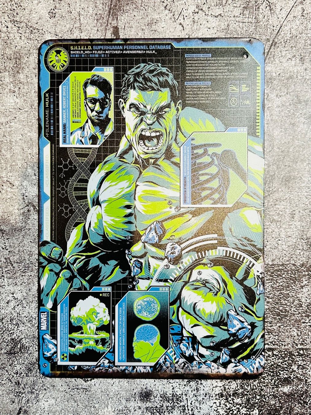Insegne: Marvel Helden Blechschild Metallblechschild 20x30 cm – Nuovo e nell'imballaggio originale da Balsthal venduto da Menis-Shop2 9