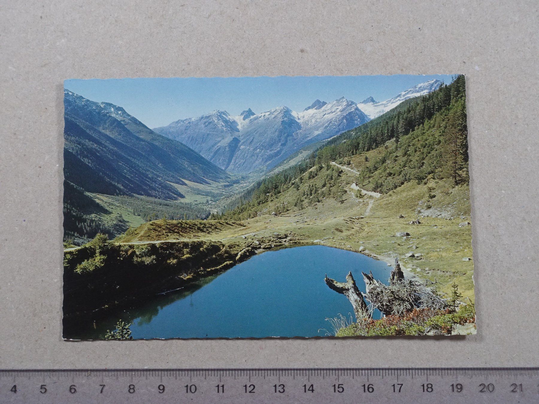 Cartoline postali: Lötschental, Schwarzsee, 1970 – Usato da Lenzburg venduto da fh1