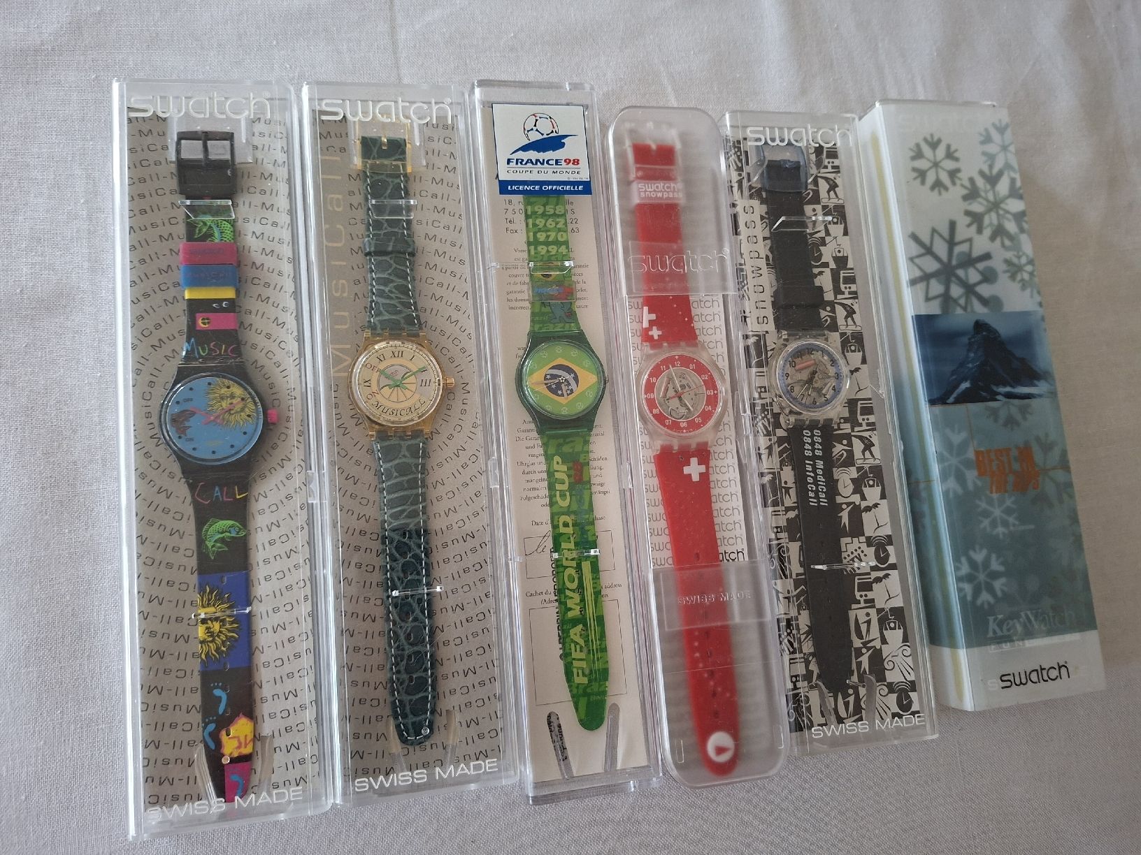 Swatch Orologi: Swatch Uhren diverse 6 Stk.  – Usato da Spiez venduto da -37- 4