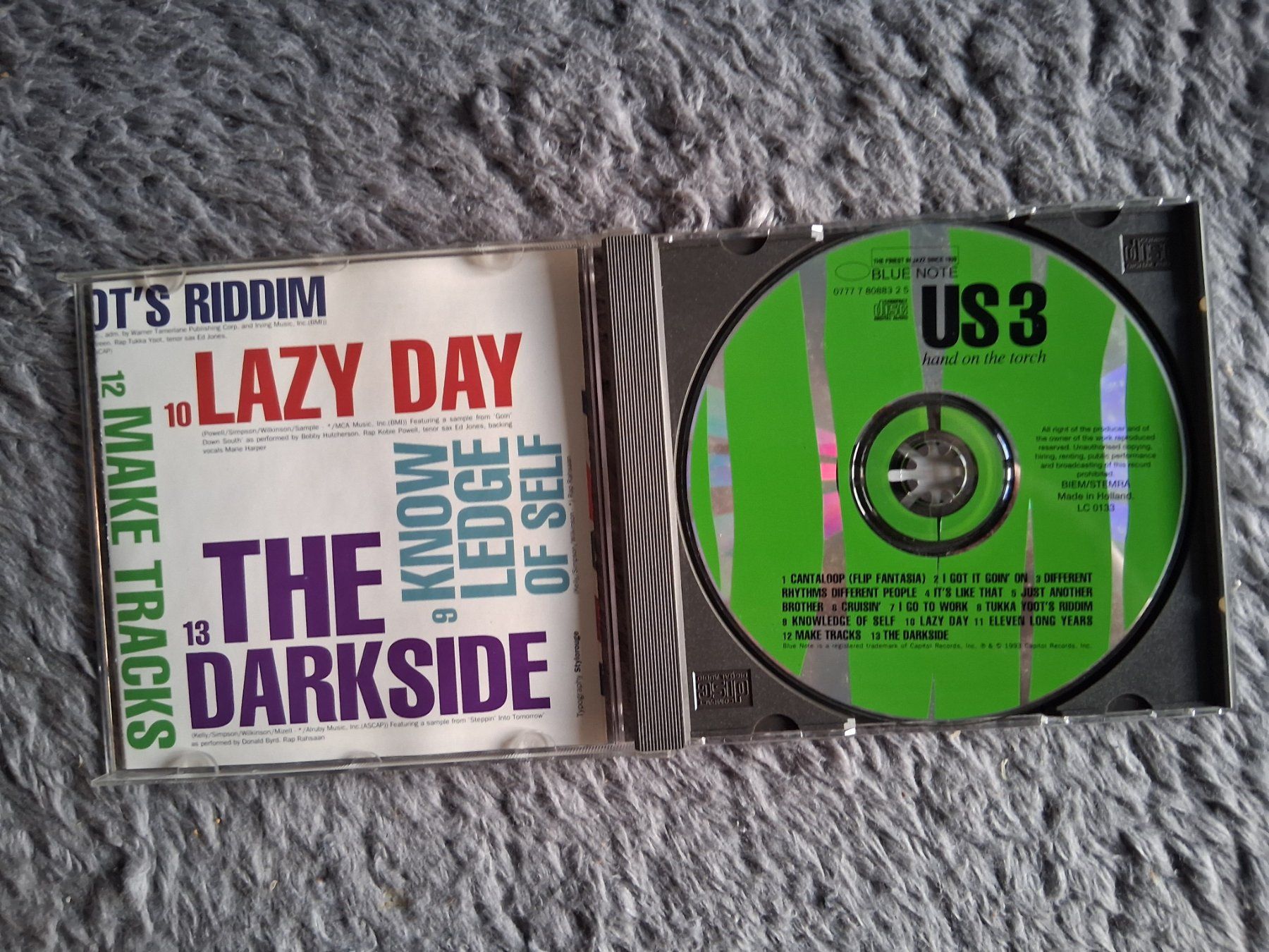 CD: US 3    HAND ON THE TORCH     CD – Usato da Wetzikon ZH venduto da Ramones01 2