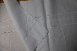 St. Galler Spitzen Stickerei wiess - 30 x 115 cm