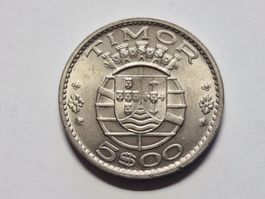 Timor 5- Escudos 1970.