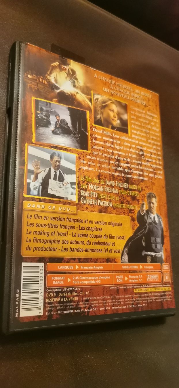 Tous les DVDs: DVD Seven  – D'occasion à Genève par vins50 2