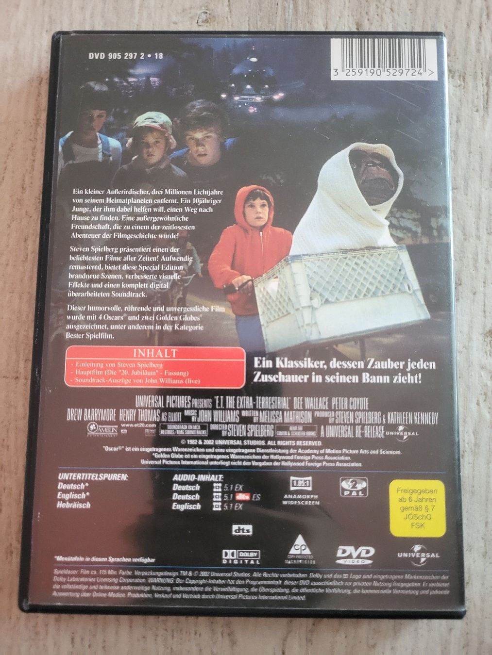 Tutti i DVDs: E.T (Deutsch) – Nuovo (secondo la descrizione) da Birmenstorf AG venduto da dou_w2ts 1