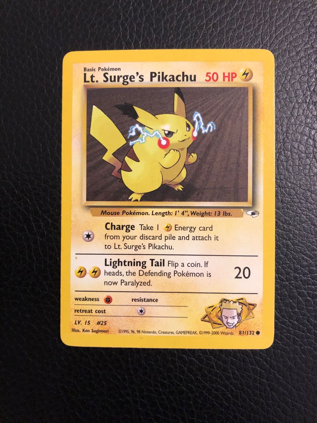 Lt. Surge's Pikachu - 081/132