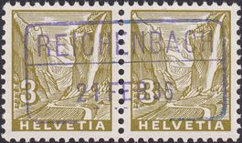 REICHENBACH 1936, Nr.194 erstklassiges PAAR mit BAHNPOST-O !
