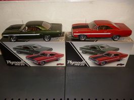 Plymouth GTX 1970 Green&Red 1:18 GMP