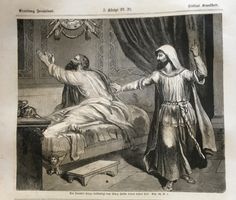 Holzstich 1862 - Der Prophet Jesaja, Bibel