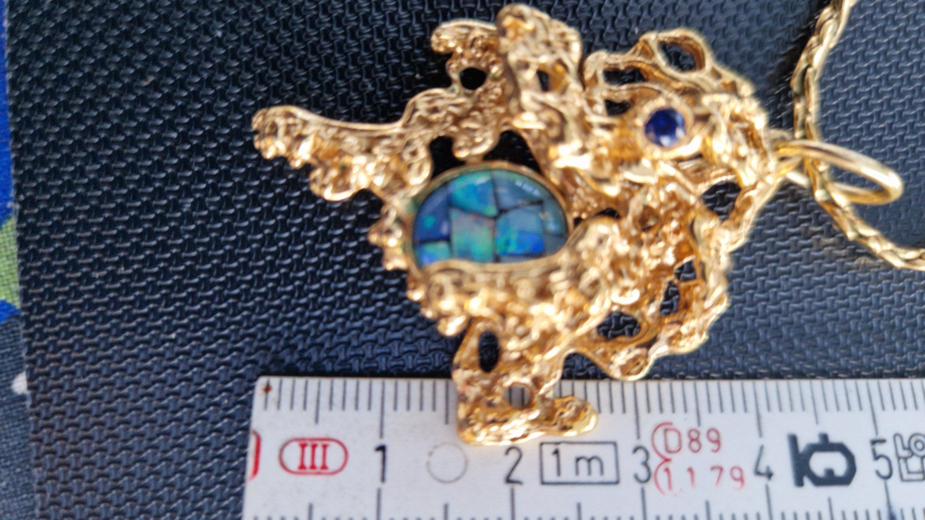 Catenine: PENDENTIF EN BRONZE AVEC CHAINE PLAQUE OR – Nuovo (secondo la descrizione) da Marly venduto da Lulu222 1