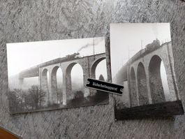 Bogenbrücke bei Eglisau mit Dampfzug 1968 - Fotos