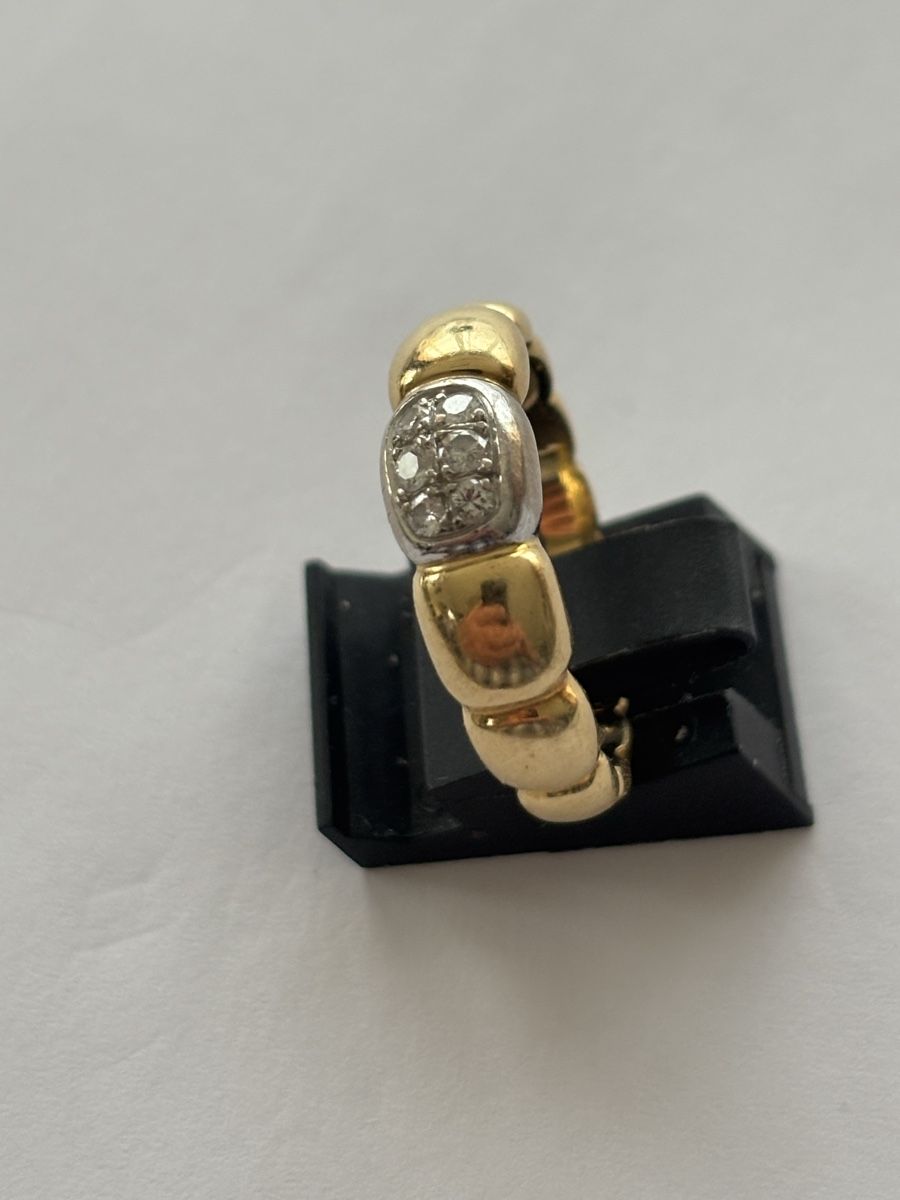 Anelli: Goldring 750 mit Diamanten – Usato da Langnau am Albis venduto da flusspflege 2